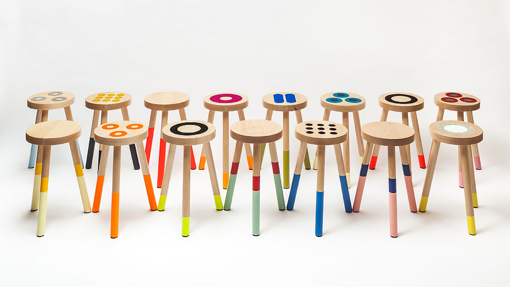 Holy Stools / Limited run for Gallery S. Bensimon, Paris, September 2014