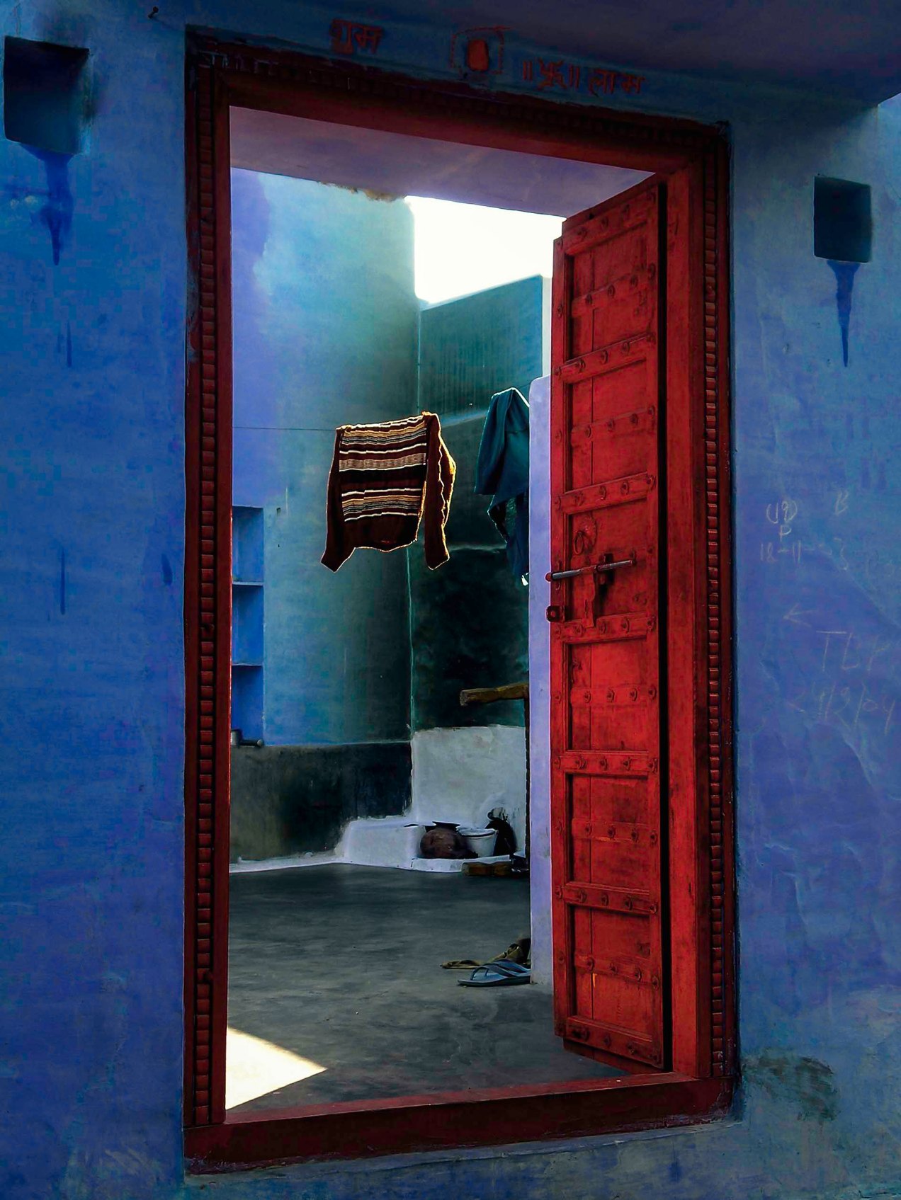 Cour Kishangarh, Jodhpur, Inde, gildalliere, 2004