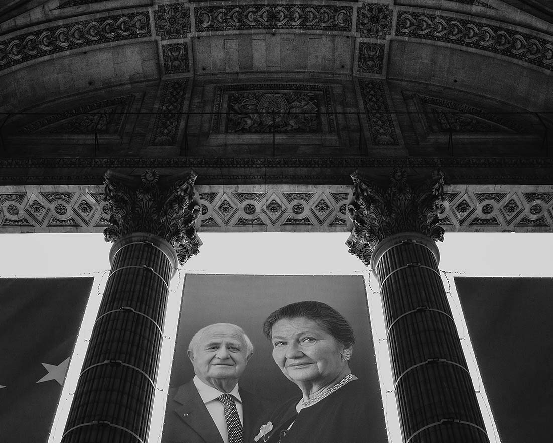 Hommage à Simone et Antoine Veil, Panthéon, Paris, 2018, gildalliere
