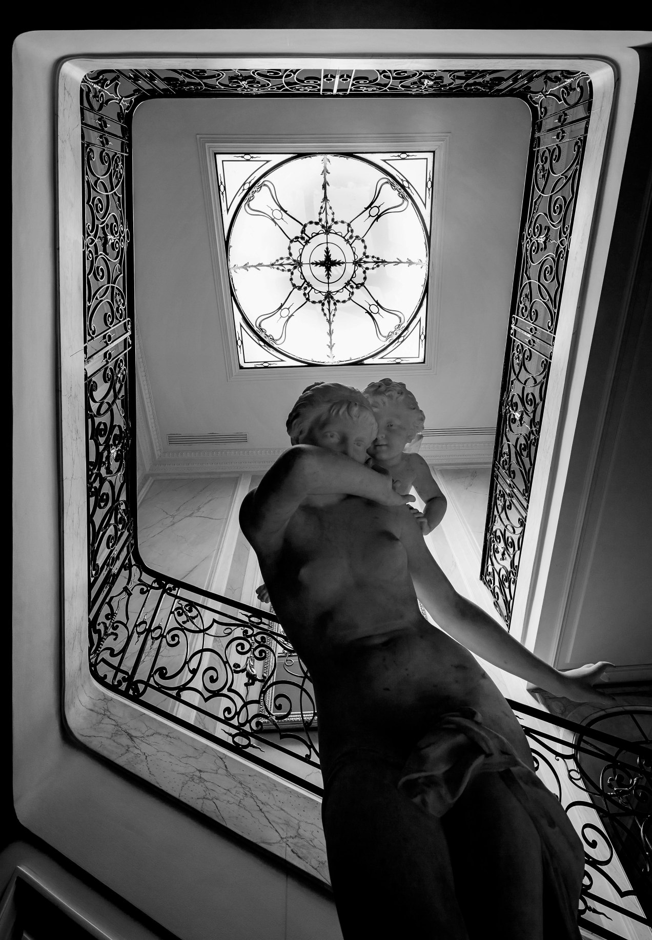 Escalier, Nellcote, Villefranche sur mer, JK., 2013