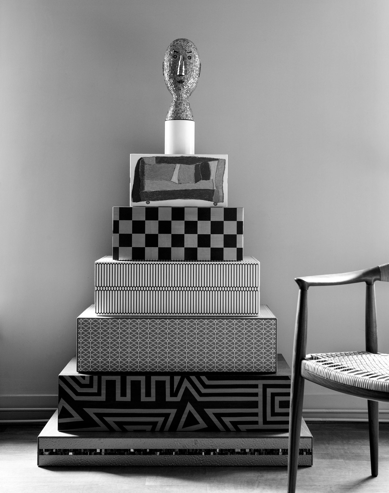 Andrea Branzi, nature morte, gildalliere, 2010,CZ