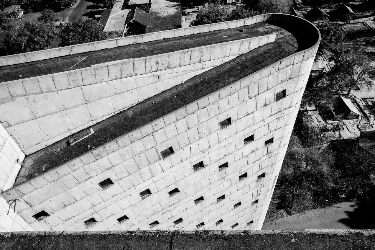 Escalier du Palais des Ministères, Chandigarh, gildalliere, 2010