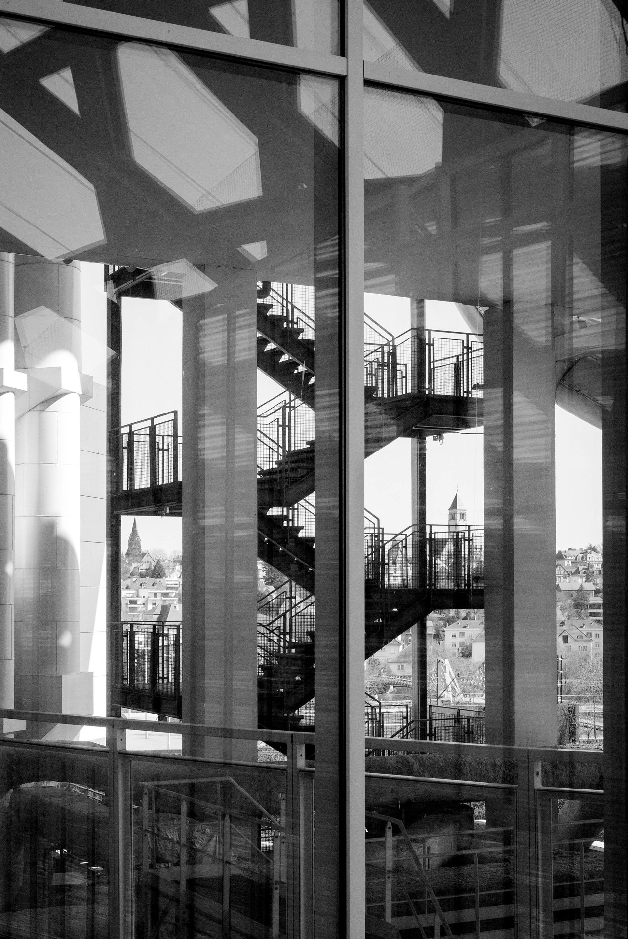 Centre Pompidou Metz, escaliers de secours, gildalliere, 2019