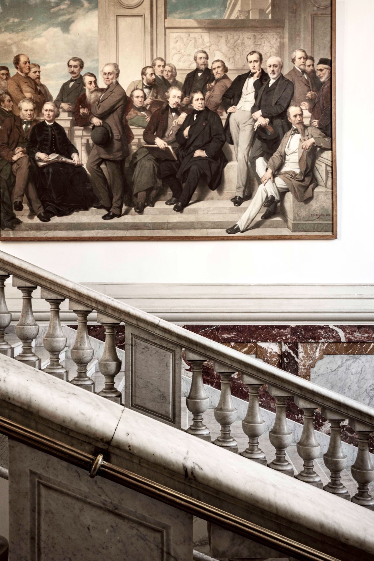 Grand escalier du musée Chéret, Nice, gildalliere, 2019
