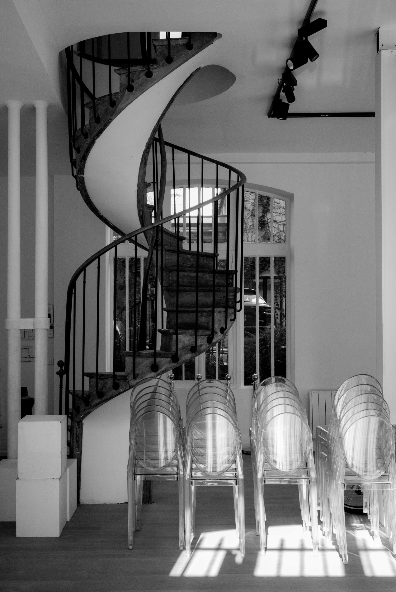 L'attente, rue Saint Gilles, Paris, 2019