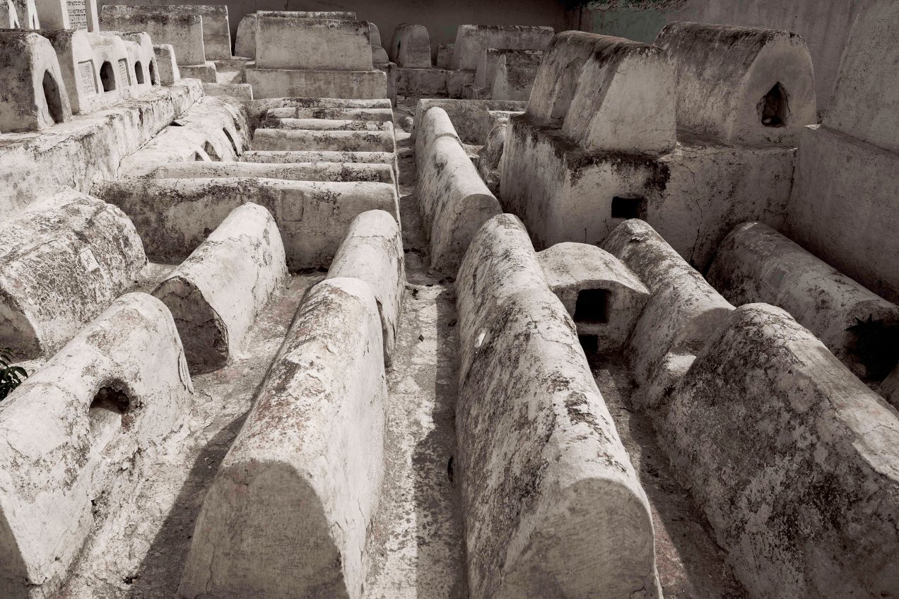 Cimetière du Mellah, détails, Fès, Maroc, gildalliere, 2020