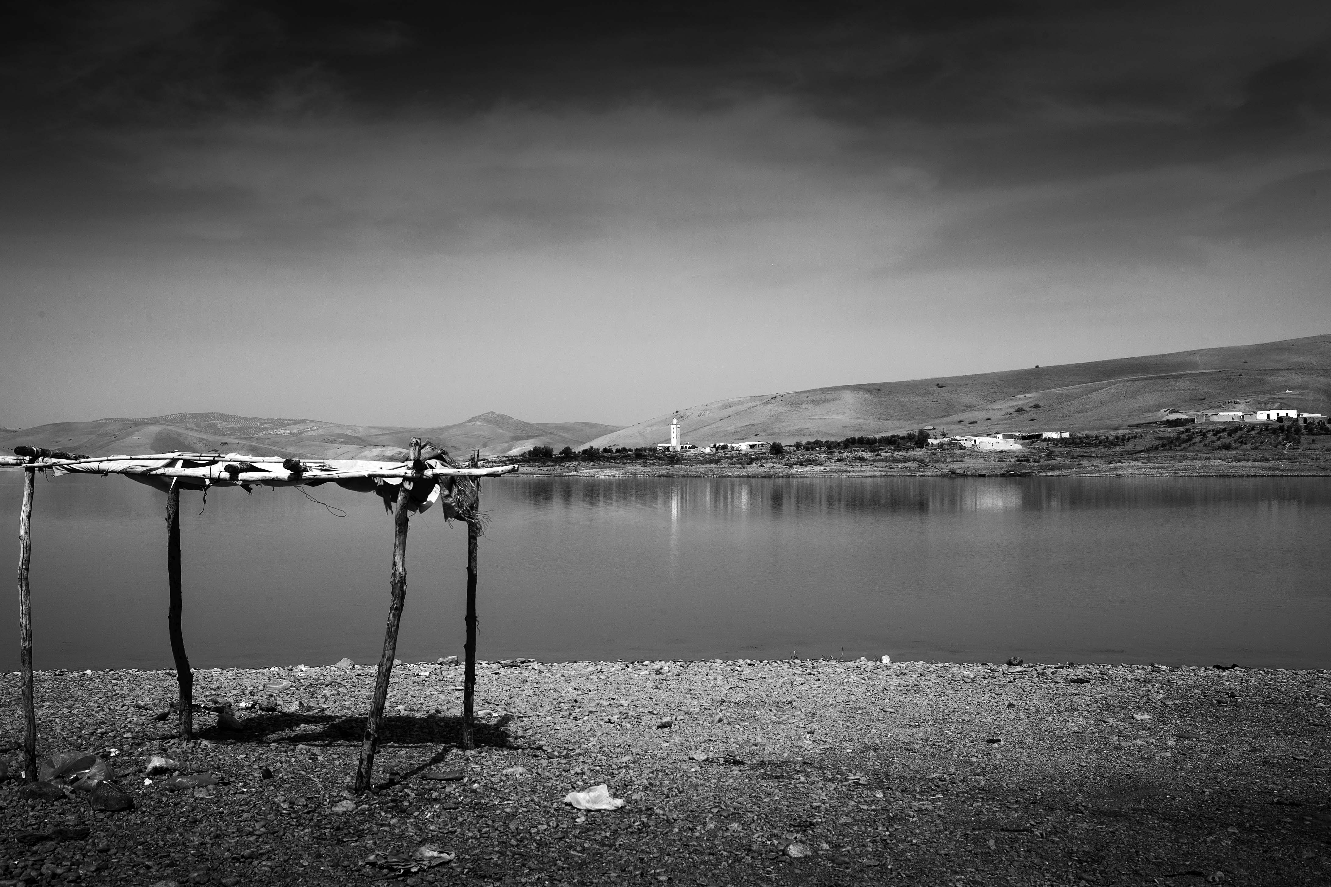 Moulay Idriss, lac du barrage sidi chahed, gildalliere, 2014