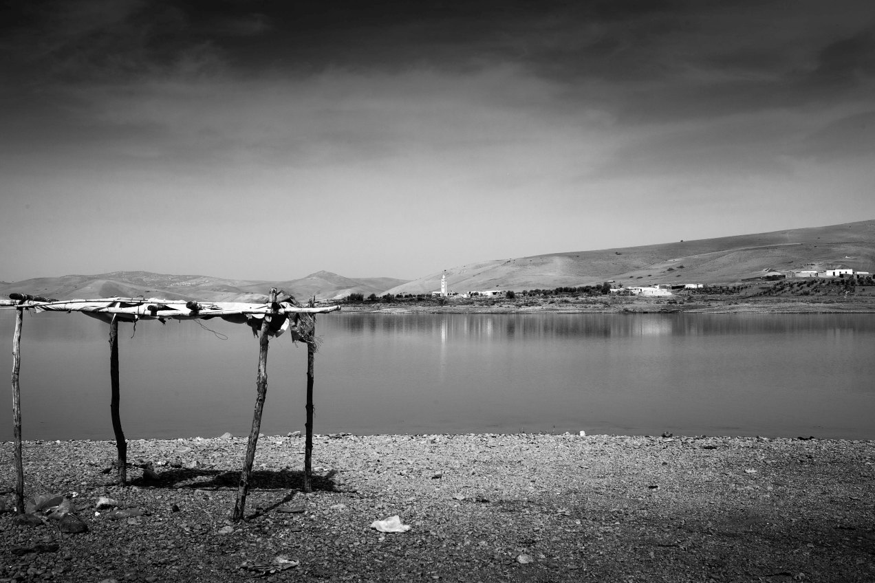 Moulay Idriss, lac du barrage sidi chahed, gildalliere, 2014