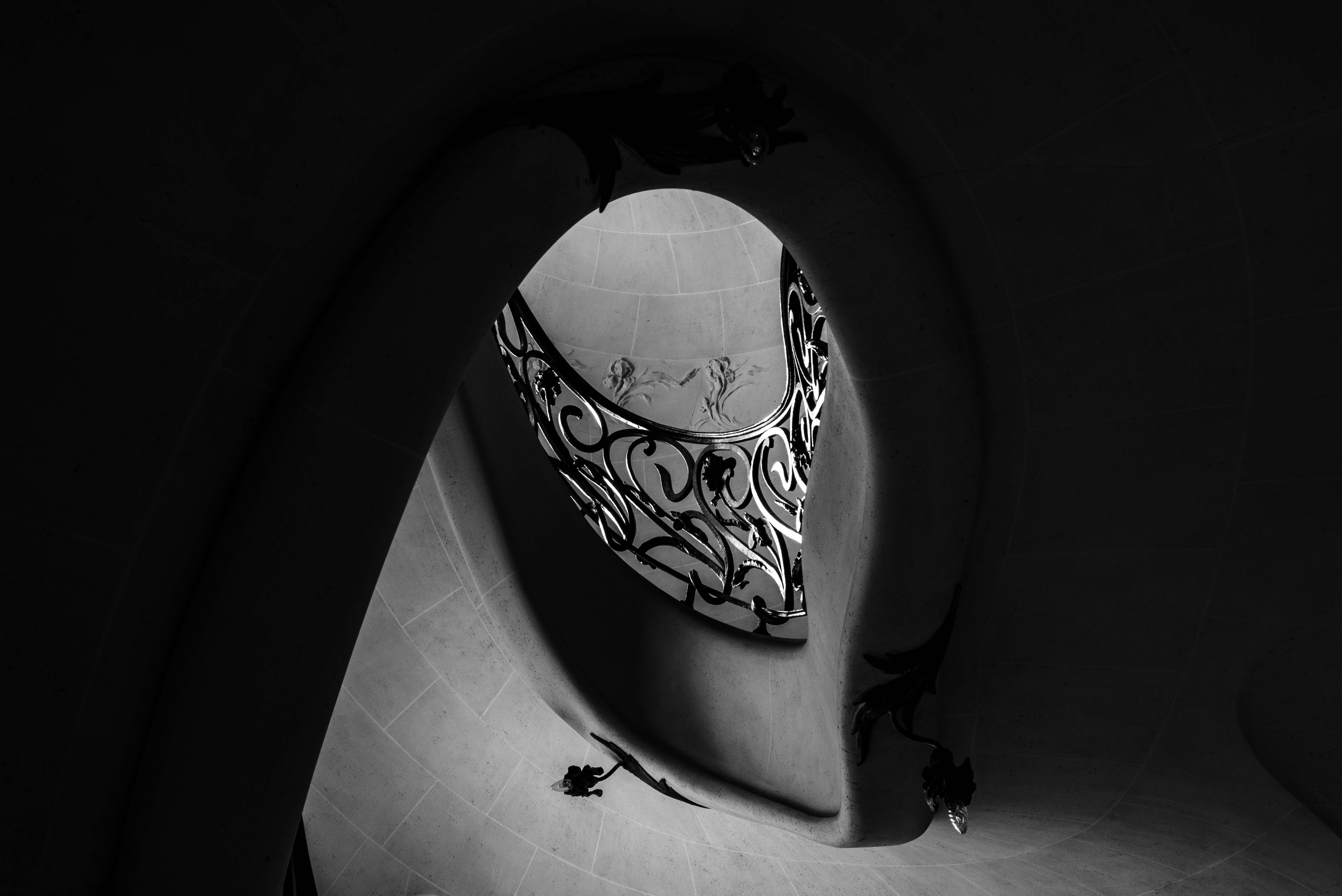 Escalier, 1900, 29 boulevard des Batignoles, Paris, gildalliere, 2020