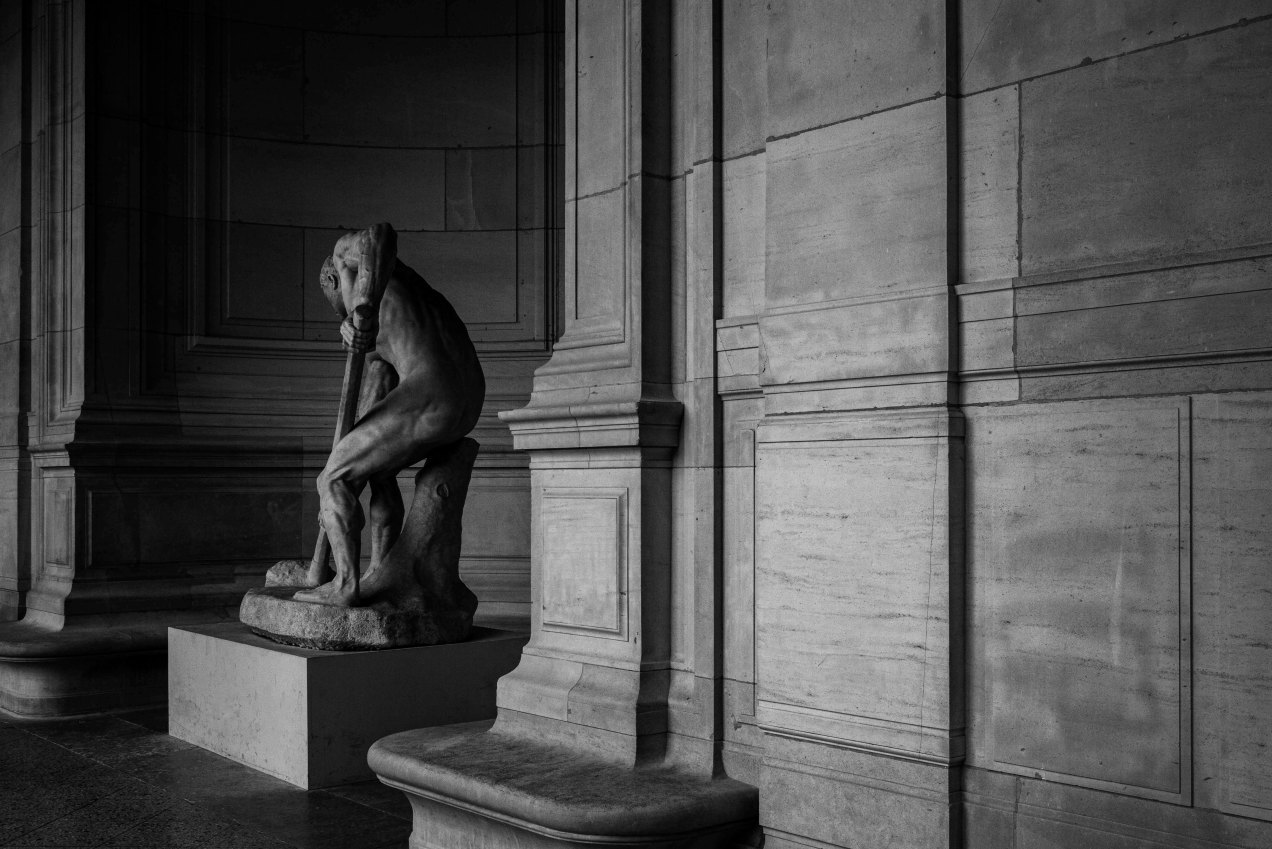 Terrassier au travail, Alfred Boucher, 1850-1934, le muscle et l'effort, gildalliere, musée Galliera, Paris, été 2020
